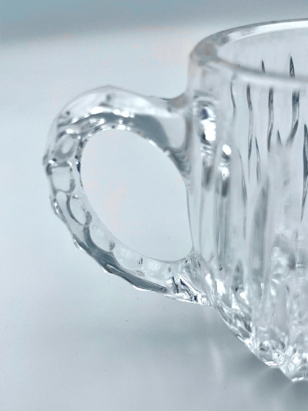 VTG Princess House Royal Highlights Lead Crystal Set Creamer, Sugar Bowl w Lid